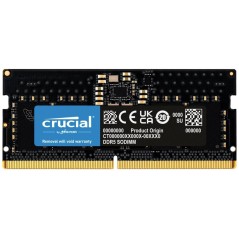 Crucial DDR5 8GB 5600MHz CL46 On-die ECC SO-DIMM 262-PIN - High-Performance Memory Upgrade for Enhanced Stability and Speed!